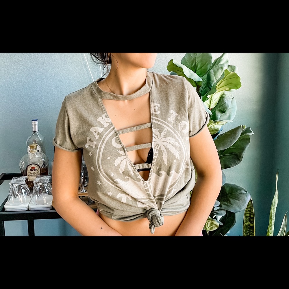 Olive Green Tee